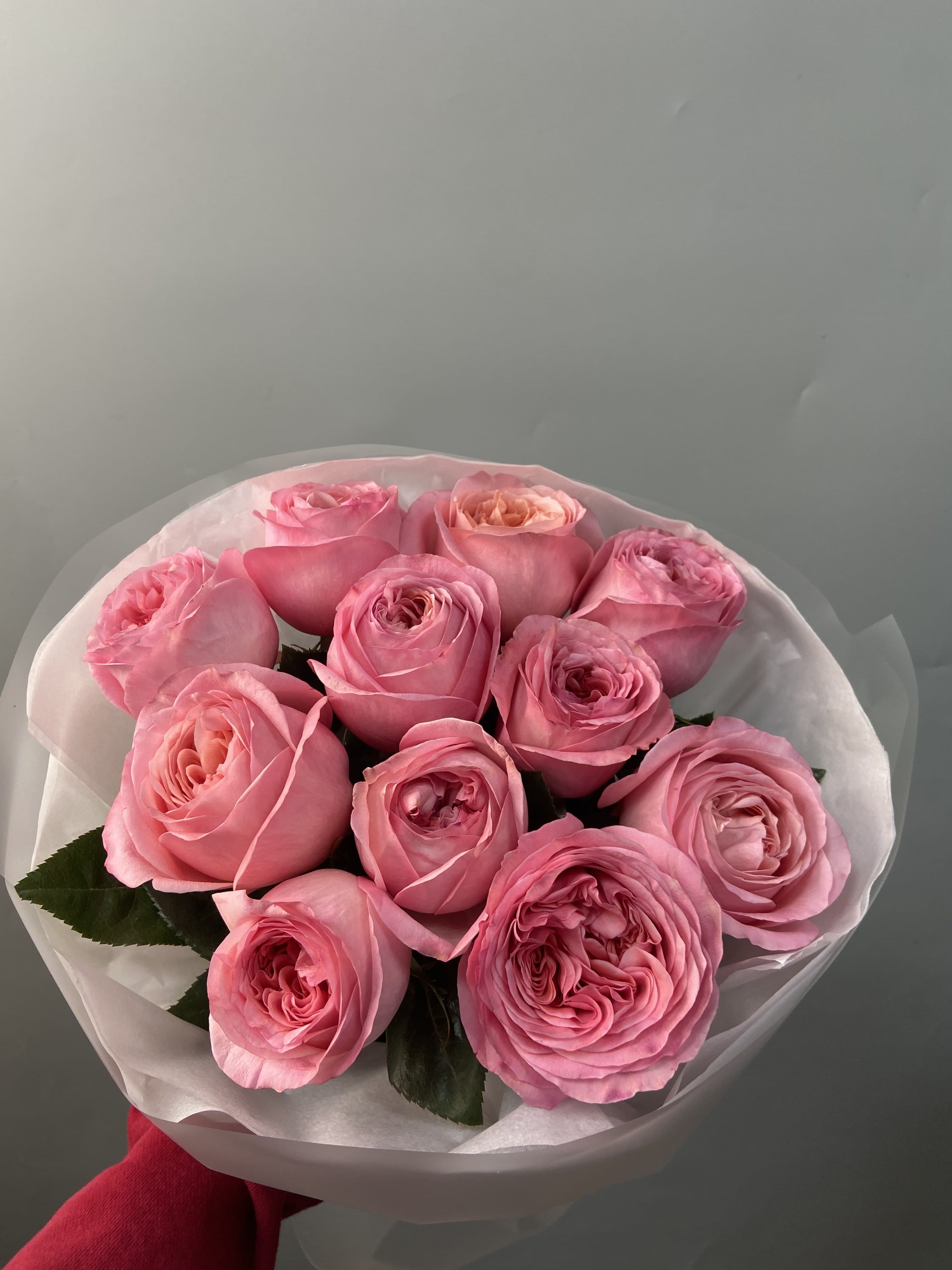 Розы (Pink Expression) в букете 11 штук 